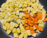 A picture of step 3 of Stir-Fried Chicken Strips with Diced Potatoes.