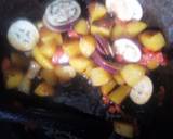 Potato fried rice recipe step 3 photo