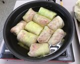 和風高麗菜捲(ロールキャベツ)的食譜步驟5照片
