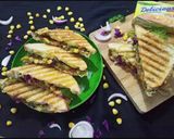 A picture of step 7 of Veg Cheese Grilled Sandwich (Mumbai Street Style).