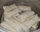 Foto langkah ke 4 dari resep Lumpia Kukus isi Tahu.