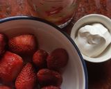 A picture of step 1 of Refreshing Strawberry milkshake.