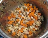 Húsvéti, tárkonyos, tejszínes, nyúl raguleves #húsvét recept fázis 4 fotója