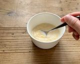 A picture of step 1 of Corn Bread with Mayo like 7-Eleven.