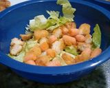 A picture of step 2 of Chicken Nugget Salads.