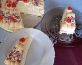 Különleges habkönnyű torta 🎂Rebarbara-🌿 mascarponés🎂 pudingos- tejszínes- torta recept fázis 10 fotója