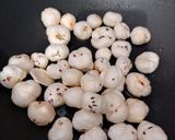 A picture of step 2 of Dhaniya Panjiri.