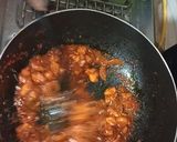 A picture of step 3 of Tandori chicken shell pasta.