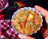 A picture of step 3 of Bihari Litti Chokha & Chutney.