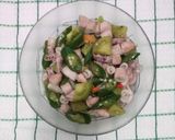 Foto langkah ke 5 dari resep Oseng Cumi Cabe Ijo.