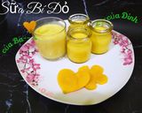 Hình bước làm 4 của món Sữa bí đỏ cho bé 6m+