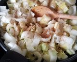 Une image de l'étape 2 de °Gratin de pâtes au saumon°.