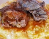 Foto del paso 2 de la receta: Polenta cremosa con estofado de carne