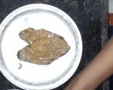 A picture of step 3 of Alu vadi.