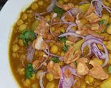 A picture of step 3 of Kathiawari Cholay.