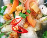 Hình bước làm 4 của món Canh Chua Chả Cá