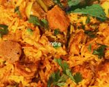A picture of step 3 of Soybean Pulao.