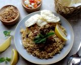 Foto langkah ke 8 dari resep Nasi Kebuli Kambing.