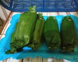 Foto langkah ke 7 dari resep Nasi Bakar Teri & Cumi Asin.