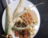 Hình bước làm 1 của món Chè Sâm bố chính Sen tươi Long nhãn