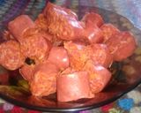 Foto del paso 5 de la receta: Potaje de garbanzos, habichuelas, carne de pollo, chorizo, morci