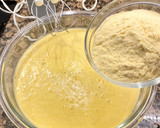 Foto del paso 3 de la receta: Pastel húmedo de maíz con ganaché al ron