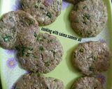 A picture of step 1 of Kachay qeemay k kabab.