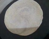 A picture of step 4 of Mayo Paneer Kathi Roll.