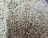 Gambar langkah 3 resipi Badami Rava Burfi.