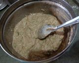 A picture of step 2 of Turai jowar flour chilla.