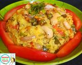 A picture of step 6 of Mix Veg Upma.