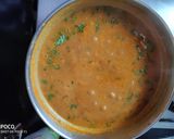 A picture of step 7 of Maa di daal with twist.