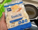 A picture of step 4 of Gnocchi-Sausage Salad 🥗🥔 سلطة الجنوشي مع النقانق.