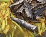 Foto langkah ke 3 dari resep Ikan asin tumis mangga.