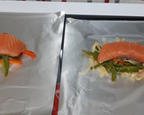 Foto del paso 2 de la receta: Papillote de salmón y verduras en airfryer