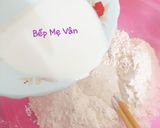 Hình bước làm 1 của món Bánh bao hoa hồng