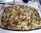 Foto del paso 4 de la receta: Budín zapallo italiano y acelga