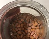 A picture of step 2 of Spanish style Pink beans.