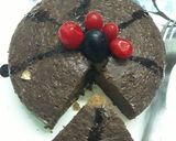 A picture of step 3 of Eggless pumpkin chocolate cake.