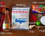 Hình bước làm 1 của món Sung muối chua ngọt