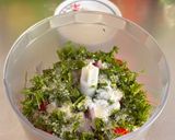 A picture of step 4 of Strawberry Salsa.