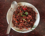 சுவையும் ஆரோக்கியவும் நிறைந்த "சிவப்பு கீரை" பொரியல். ரெசிபி ஸ்டேப் 6 புகைப்படம்