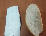 Foto del paso 1 de la receta Bocadillo de jamón serrano y queso tierno