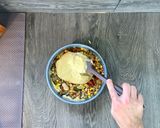 A picture of step 8 of Gluten-Free, Dairy-Free Savory Protein Pie.
