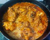 A picture of step 4 of Chicken Pakeeza.