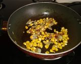 A picture of step 1 of Sweet corn biryani.