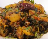 A picture of step 9 of Winter Special Aloo Methi 😋.
