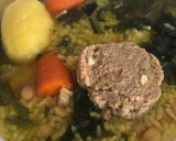 Foto del paso 1 de la receta: Sopa de arroz y acelgas, receta de aprovechamiento de restos del cocido