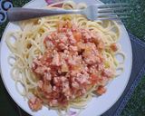 Hình bước làm 4 của món Mì ý spaghetti