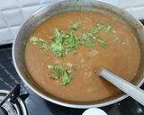 A picture of step 12 of Dal Makhni.